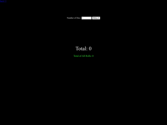 diceroller screenshot
