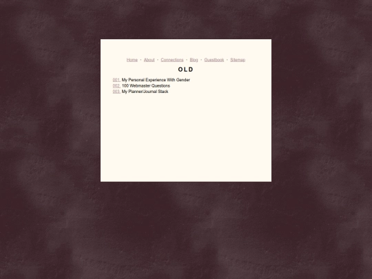 blog screenshot