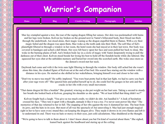 stories/warriors-companion screenshot