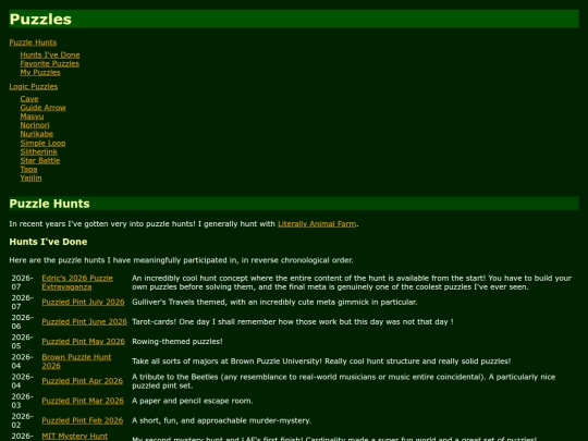 puzzles screenshot