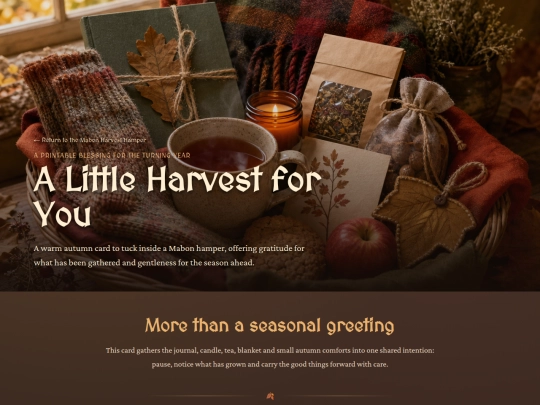 mabon-hamper-card screenshot