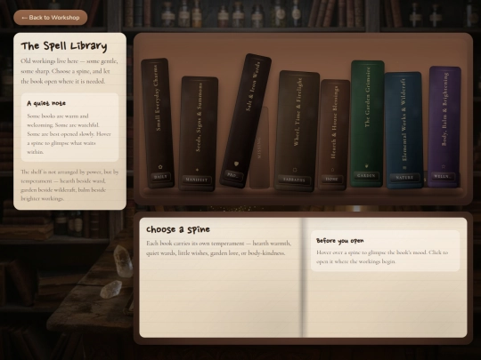 spell-book screenshot