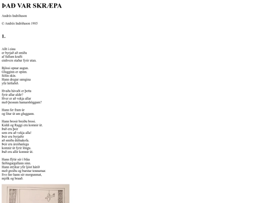 index screenshot