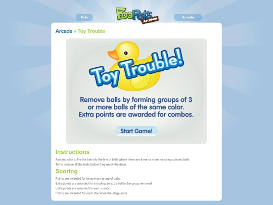 arcade/toy_trouble screenshot