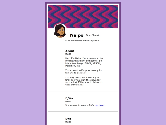 selfship/about screenshot