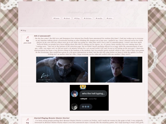 blog screenshot