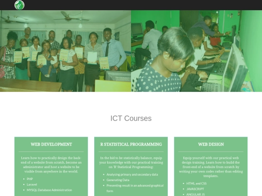 training screenshot