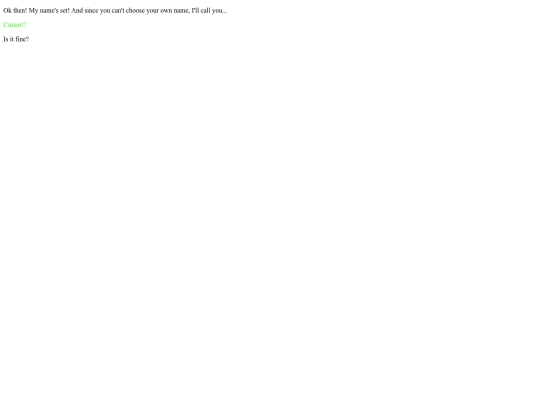 a new start - webcomic/okthenmynamesset screenshot