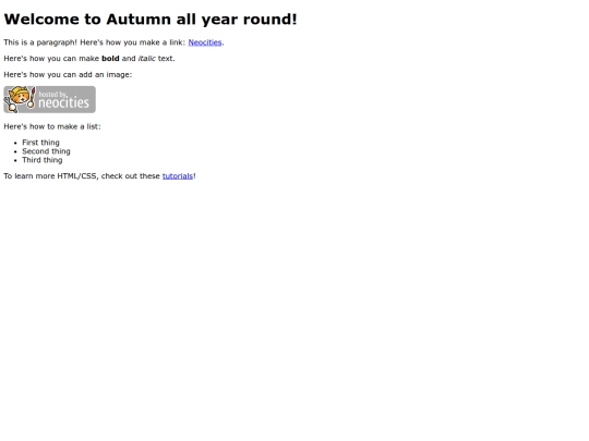index screenshot