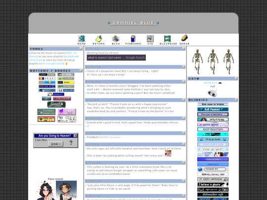 blueblog screenshot