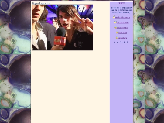 links screenshot