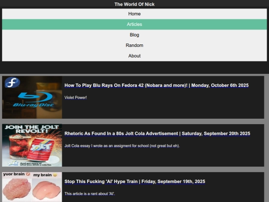 articles screenshot