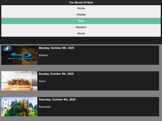 blog screenshot