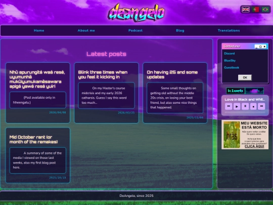 blog screenshot