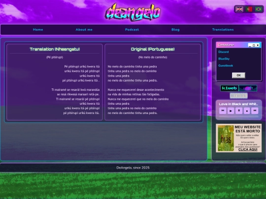 translations/drummond-no-meio-do-caminho screenshot