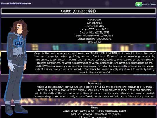 TTG-Caleb screenshot