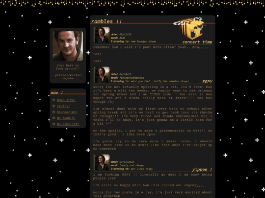 pages/rambles screenshot