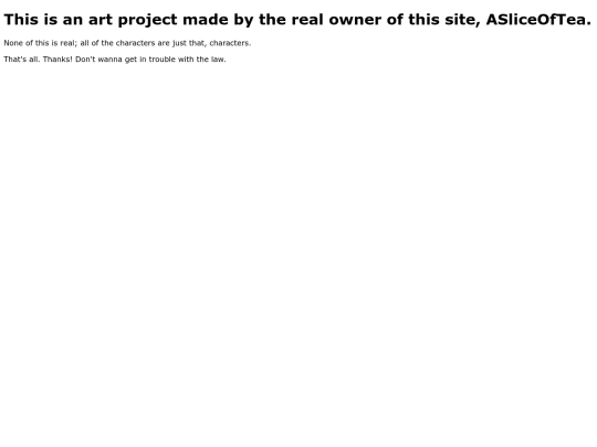 disclaimer screenshot