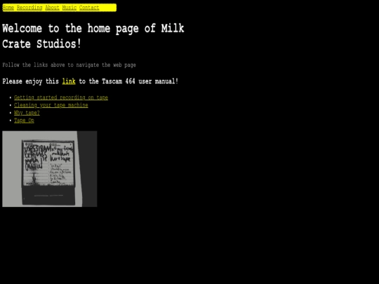 index screenshot
