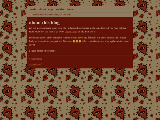 blog/about screenshot