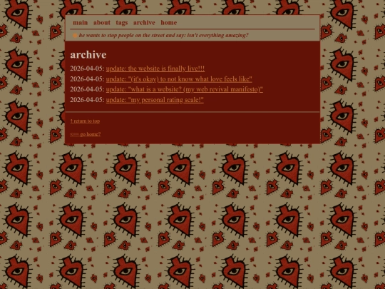 blog/archive screenshot