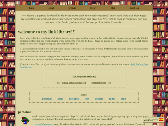library screenshot