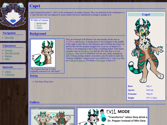 characters/capri screenshot