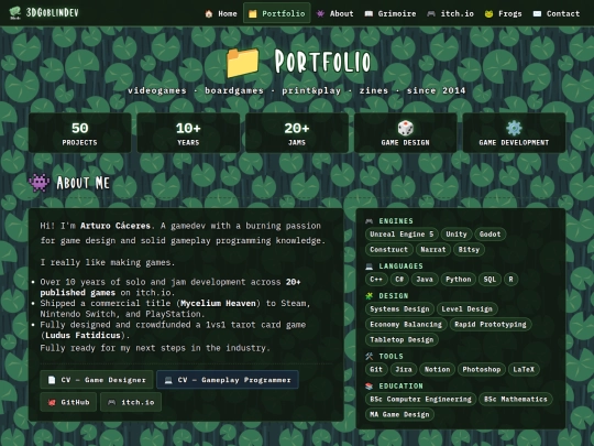 portfolio screenshot