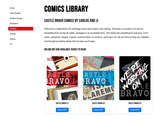 Comics screenshot
