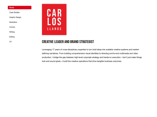 Homepage screenshot