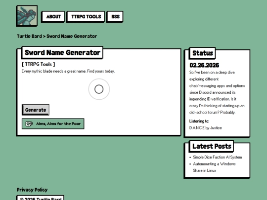 swordname screenshot