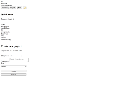 index screenshot