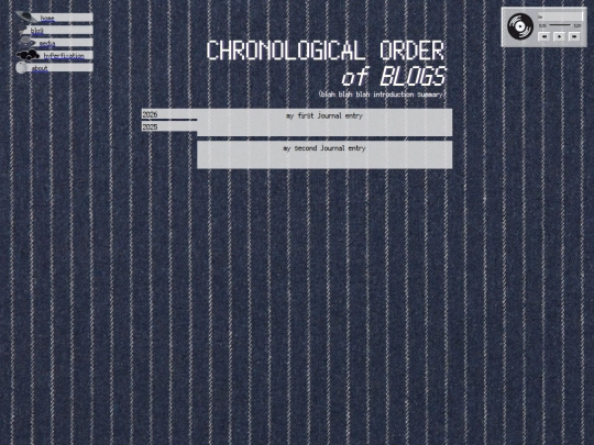 blogs/recents screenshot
