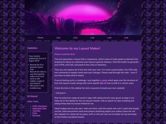 testlayout screenshot