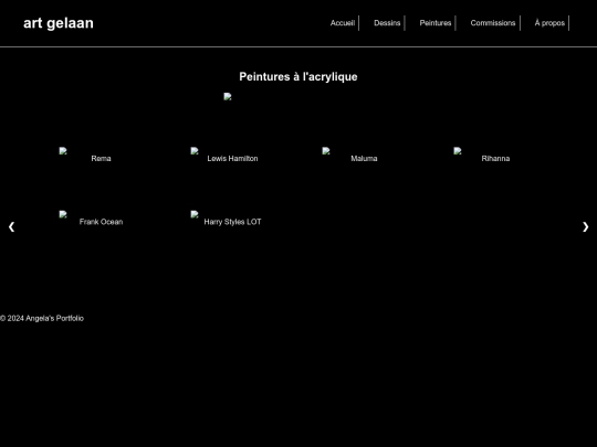Peintures site screenshot