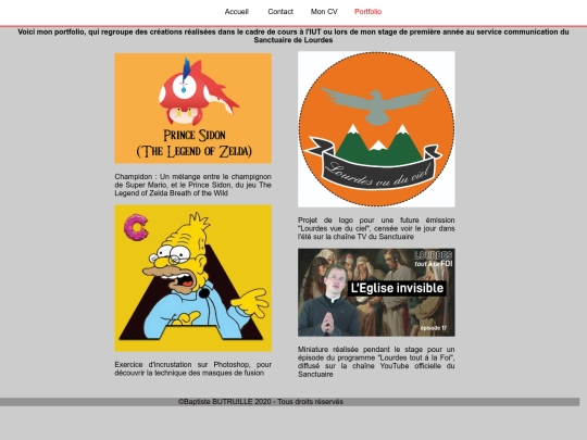 Portfolio screenshot