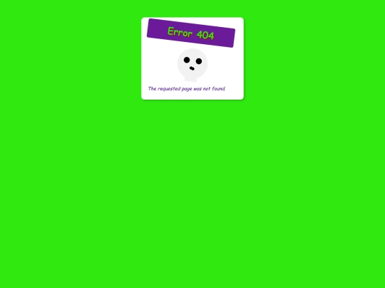 not_found screenshot