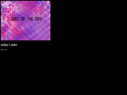 jokeoftheday screenshot