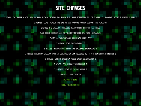 updates screenshot