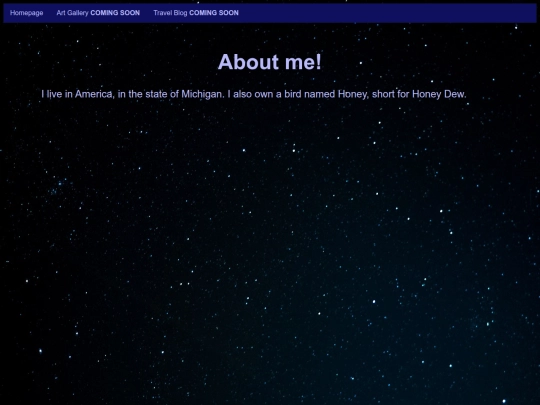 About me/aboutme screenshot