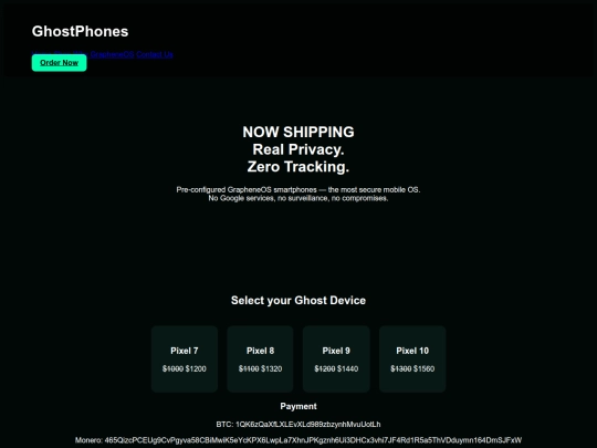 frontend screenshot
