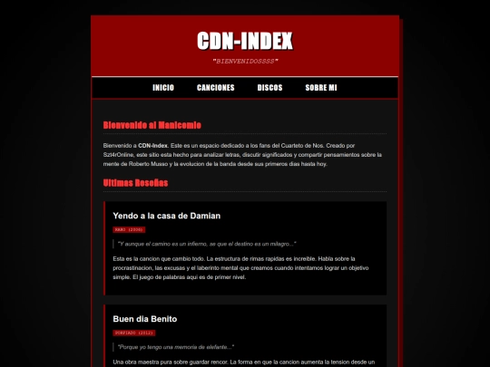 index screenshot