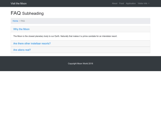 faq screenshot