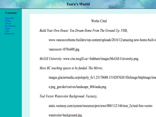 references screenshot