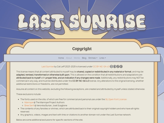 copyright screenshot