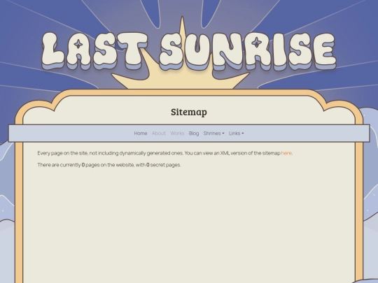sitemap screenshot