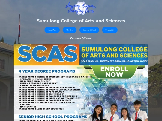 Courses screenshot