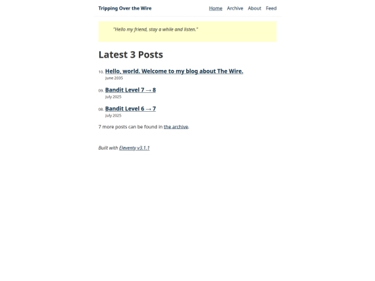 index screenshot