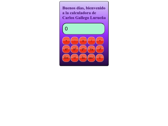 calculadora screenshot