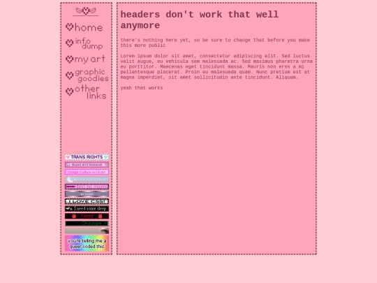 page/goodies screenshot